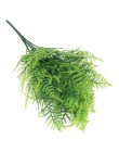 Gran oferta de plantas verdes de plástico Artificial 7 tallos de espárragos artificiales hierba de helecho, jardín de flores par