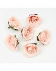 HUADODO 10 Uds 4cm cabezas de flores rosas de seda flor artificial falsa flores para el hogar guirnalda DIY guirnalda Floral dec