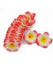 20 unids/lote 9cm Hawaiano PE plumería de espuma flor artificial para DIY guirnalda de flores para tocado boda decoración fiesta