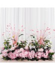 50/100cm personalizada boda flor arreglo suministros peonía de seda artificial hilera de flores decoración romántica diyiron arc