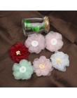 HUADODO 10 Uds. Flor Artificial de gasa hecha a mano DIY flores de tela para la decoración artesanal de la fiesta de la boda