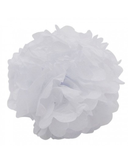 5 piezas 10/15/20cm pompón papel tisú Pom Flor de pompones bolas para la decoración del coche del Partido de la boda diy bolas d