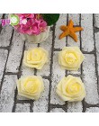 10 unids/lote 6,5 cm Multicolor de espuma de Rosa Artificial uso para la decoración de la boda DIY coronas artesanía suministros