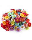 100 pzas/lote 2,5 cm Mini Margarita flor decorativa flores artificiales de seda fiesta decoración de boda decoración del hogar (