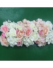 Flor de seda Artificial 2 uds 50cm camino de la boda plomo Hortensia Flor de peonía Rosa boda arco cuadrado pabellón esquinas de