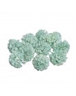 10 unids/lote 4,5 cm hecho a mano cabezas de flores de hortensia de seda Artificial para bodas decoración del hogar artesanía de