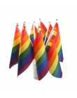 2019 colorido LGBT Arco Iris bandera lista ligero poliéster banderas de paz lesbianas Gay desfile Banners accesorios de decoraci