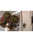 2 unids/set de alta calidad de lujo de moda europea ganchos de cortina soporte percha de bronce estante de exhibición accesorios