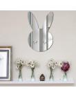 Espejo adhesivo decoración del hogar pegatinas para el hogar espejo acrílico de madera nórdico dibujos animados pared Cámara acc