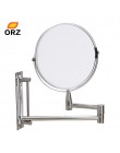Espejo de pared ORZ extender doble lado baño cosmético afeitado y maquillaje cara Rotatalbe 7 "3X espejo de aumento