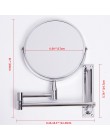 Espejo de pared ORZ extender doble lado baño cosmético afeitado y maquillaje cara Rotatalbe 7 "3X espejo de aumento