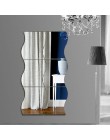 6 uds. Espejo 3D pegatina de pared extraíble calcomanía decoración del hogar pegatinas extraíbles espejo de pared decorativo de 