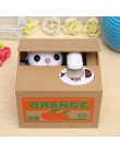 Gato hucha Panda cajas de dinero de juguete hucha regalo niños cajas de dinero automático hucha caja de ahorro de dinero regalo 