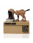 Eworld Robotic Hungry comer perro Banco Canino dinero caja dinero Banco automático robo moneda hucha dinero Caja de Ahorro regal