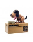 Caricatura de perro robótico, caja de dinero, Banco de dinero, automática, estola, hucha, caja de ahorro, caja de dinero, regalo