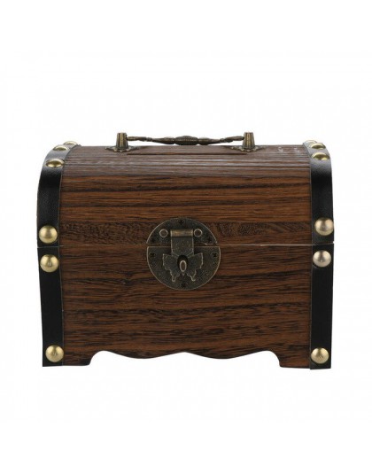 1 pieza gran oferta alcancía de madera caja fuerte de ahorro con cerradura tallada en madera hecha a mano Legendary Cofre del Te