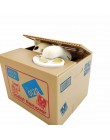 Panda gato ladron cajas de dinero de juguete hucha regalo niños cajas de dinero automático robo de monedas hucha caja de ahorro 
