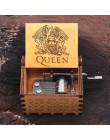 Caja de música de reina de manivela de mano de madera caliente Bohemian Rhapsody tema Juego de tronos Digimon La Bella y La Best