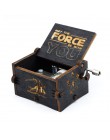 2019 nueva caja de música de Reina tallada Star Wars Juego de tronos Castillo en el cielo caja de música de madera de mano regal