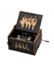 Gran oferta venta al por mayor caja de música de manivela de mano de madera Juego de tronos piratas del Carib Star Wars Castillo