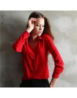 Blusas de mujer Venta Directa botón sólido 2016 otoño nueva camisa de manga larga Mujer gasa mujer ropa delgada