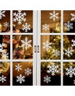 Navidad copo de nieve estática adhesiva de cristal reutilizable pegatina estática extraíble para la decoración de la fiesta de l