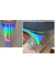 Envío gratis 1 hoja 12 "x 20"/25cm x 50cm láser Transferencia de Calor vinilo holograma Arco Iris PVC prensa camiseta hierro en 