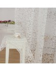 Napeel estilo europeo jacquard diseño hogar decoración moderna cortina tul telas organza sheer panel ventana tratamiento blanco