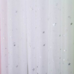 Cortinas de tul de Estrella Blanca cortinas modernas para sala de estar transparentes de tul cortinas para ventanas transparente