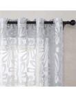 Paneles de cortina transparentes de ventana moderna geométricos Topfinel para sala de estar persianas de cocina de dormitorio co