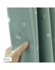 Brillantes estrellas niños cortinas de tela para niños niño niña dormitorio sala de estar azul/Rosa cortinas opacas personalizad