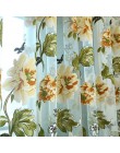 Napeel nuevo Clásico flor cortina ventana pantalla personalizar productos terminados púrpura tul cortina