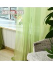 MENGERMEI 5 colores cortinas de tul para sala de estar Rideaux decoraciones ventana Tende cocina divisor garante Color hogar XC-