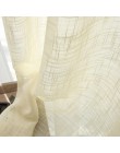 Cortinas de tul sólido de Japón para la ventana del dormitorio cortinas transparentes para la cocina de la sala de estar cortina