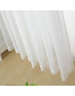 Cortinas transparentes de lino a rayas blancas que combinan con todo para sala de estar tul moderno gasa para dormitorio balcón 