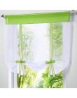 Moderna ventana corta cocina cortina de gasa de tul para sala de estar divisor hogar transparente cortina cortinas ventana gasa