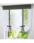 Moderna ventana corta cocina cortina de gasa de tul para sala de estar divisor hogar transparente cortina cortinas ventana gasa