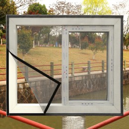 Mosquiteros para ventanas auto-adhesivo pantallas invisibles mosquitos pantallas de la magia DIY pegatinas simple Ventana de
