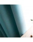 Ycenter Faux Linen 70%-85% sombreado personalizado aislante estilo moderno Color sólido opaco cortina para la ventana de la sala