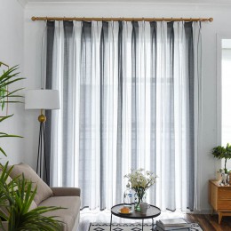 Cortinas de lino de MRTREES cortinas transparentes para sala de estar cortinas de dormitorio para cocina modernas cortinas de ga