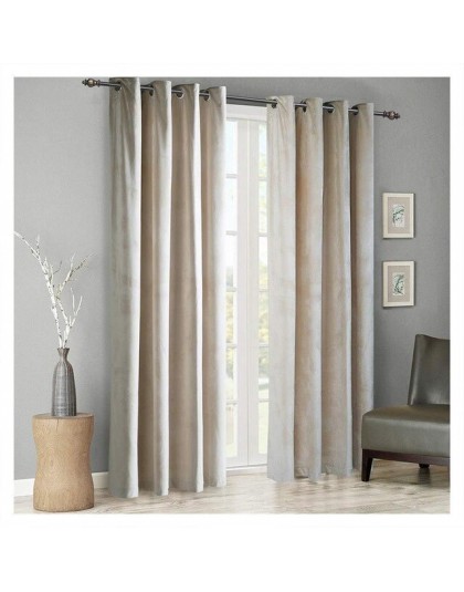 Cortinas opacas modernas de terciopelo sólido para el dormitorio de la sala de estar persianas suaves cómodas cortinas de ventan