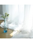 Pastoral coreano creativo blanco encaje 3D Rosa cortina Rosa Voile personalizado ventana pantallas para el matrimonio sala de es