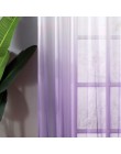 Topfinel well sale cortinas de color semi-degradado para sala de estar dormitorio cocina moderna ventana transparente tul decora