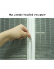 Mosquiteros para ventanas auto-adhesivo de la cremallera fácil de abrir mosquitos pantallas de la magia DIY pegatinas simpleDoor