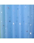 Estrellas Brillantes niños cortinas de tela para sala de estar niños niño niña dormitorio azul/Rosa cortinas opacas personalizad