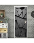 Pegatinas de puerta DIY 3D Mural para sala de estar dormitorio decoración para el hogar póster PVC autoadhesivo impermeable crea