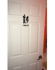 Adhesivo económico para puerta de baño hombre/mujer calcomanías de vinilo decoración signo arte decoración de moda ds99