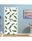 90x200 cm/77x200 cm simples pegatinas de puerta europea para sala de estar dormitorio Quee Dress Girl PVC Poster impermeable ren