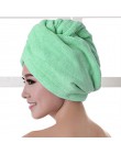 Toalla de baño de microfibra gruesa de secado rápido súper absorbente para mujer gorro de secado para cabello Toalla de salón