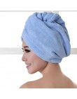 Toalla de baño de microfibra gruesa de secado rápido súper absorbente para mujer gorro de secado para cabello Toalla de salón